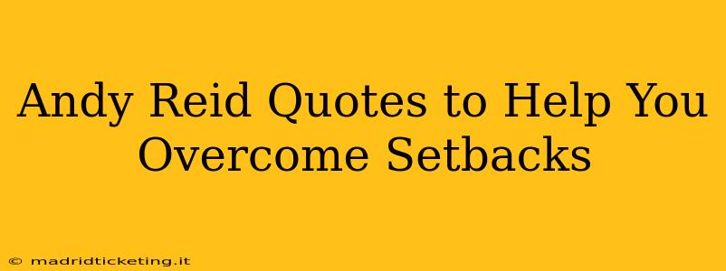 Andy Reid Quotes to Help You Overcome Setbacks