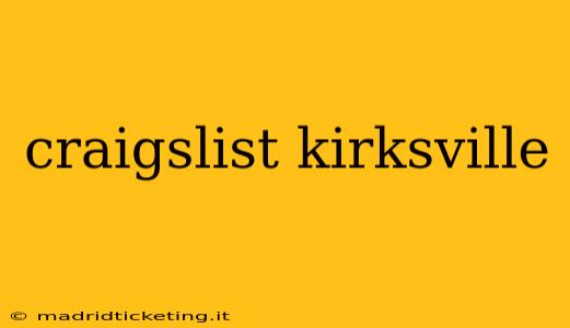 craigslist kirksville