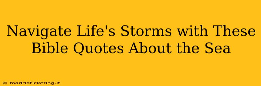 Navigate Life's Storms with These Bible Quotes About the Sea