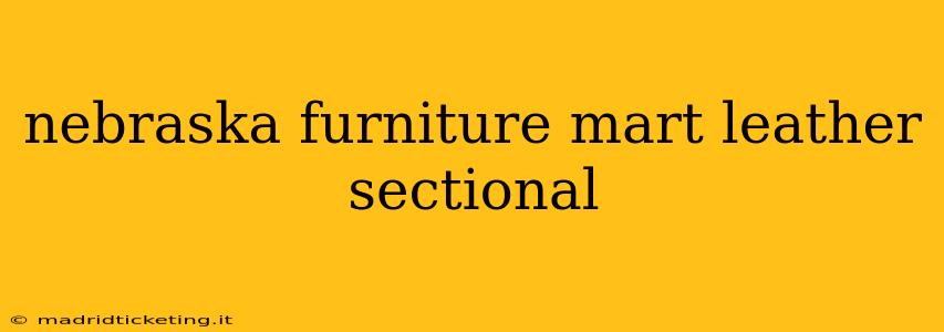 nebraska furniture mart leather sectional