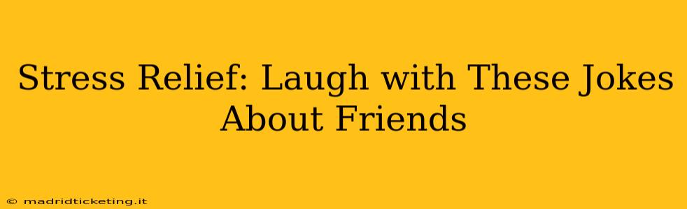 Stress Relief: Laugh with These Jokes About Friends