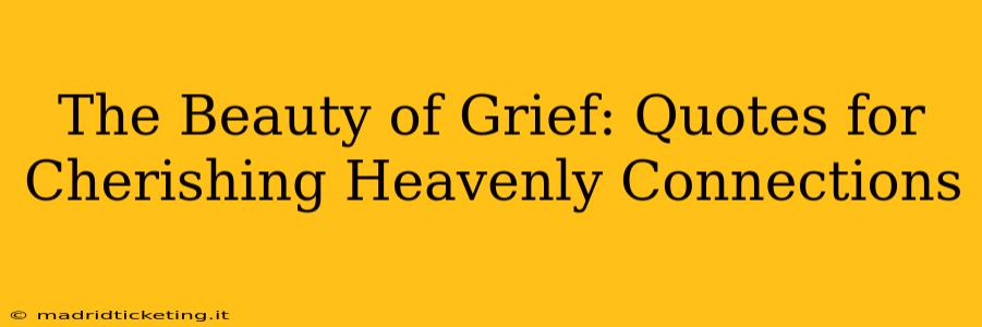 The Beauty of Grief: Quotes for Cherishing Heavenly Connections