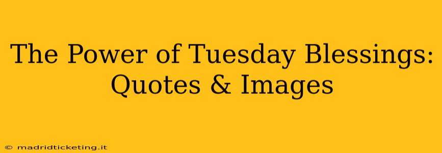 The Power of Tuesday Blessings: Quotes & Images